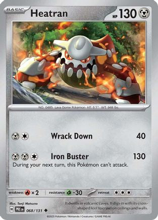 Heatran 068/131 - Uncommon - Reverse Holofoil