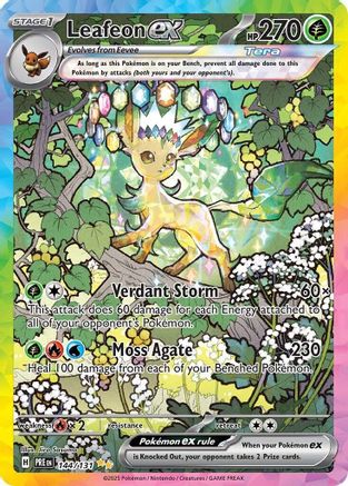 Leafeon ex 144/131 - Special Illustration Rare - Holofoil