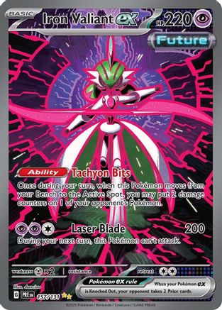 Iron Valiant ex 157/131 - Special Illustration Rare - Holofoil