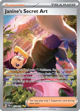 Janine's Secret Art 173/131 - Special Illustration Rare - Holofoil