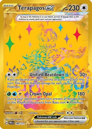 Terapagos ex 180/131 - Hyper Rare - Holofoil