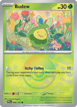 Budew (Poke Ball Pattern) 004/131 - Common - Holofoil