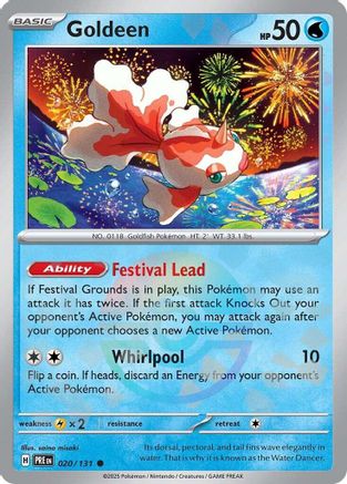 Goldeen (Poke Ball Pattern) 020/131 - Common - Holofoil