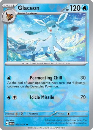 Glaceon (Poke Ball Pattern) 025/131 - Rare - Holofoil