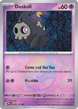 Duskull (Poke Ball Pattern) 035/131 - Common - Holofoil