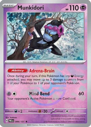 Munkidori (Poke Ball Pattern) 044/131 - Rare - Holofoil