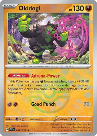 Okidogi (Poke Ball Pattern) 057/131 - Rare - Holofoil