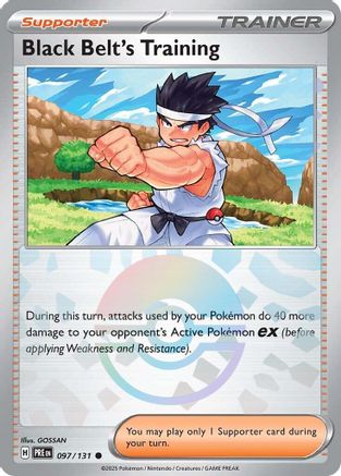 Black Belt's Training 097/131 - Common - Holofoil