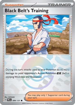 Black Belt's Training 099/131 - Common - Holofoil