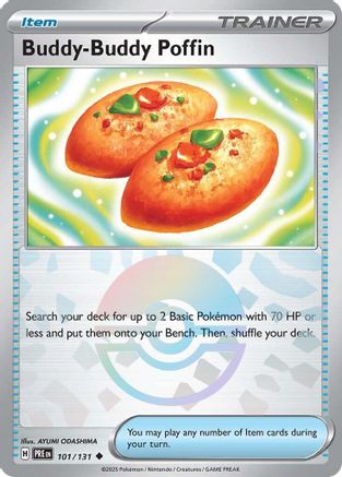 Buddy-Buddy Poffin (Poke Ball Pattern) 101/131 - Uncommon - Holofoil