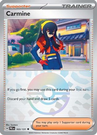 Carmine (Poke Ball Pattern) 103/131 - Uncommon - Holofoil