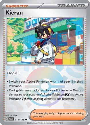 Kieran 113/131 - Uncommon - Holofoil