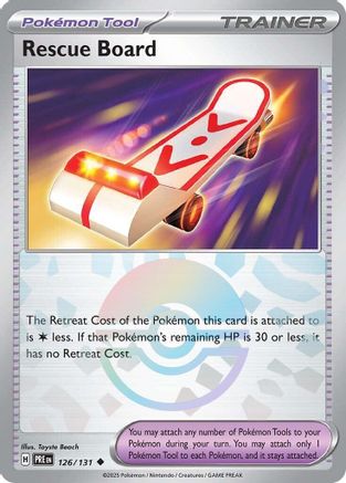 Rescue Board (Poke Ball Pattern) 126/131 - Uncommon - Holofoil