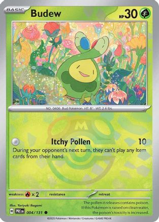 Budew (Master Ball Pattern) 004/131 - Common - Holofoil