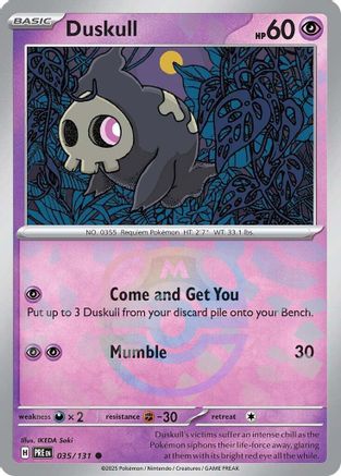 Duskull (Master Ball Pattern) 035/131 - Common - Holofoil
