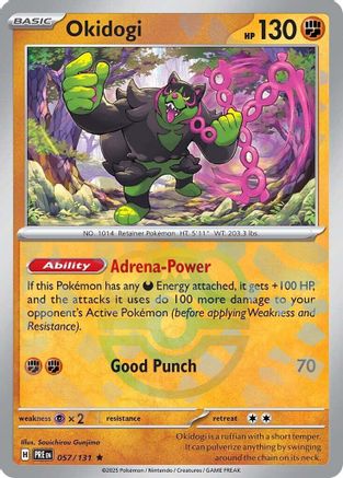 Okidogi (Master Ball Pattern) 057/131 - Rare - Holofoil