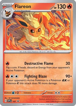 Flareon 167 - Promo - Holofoil