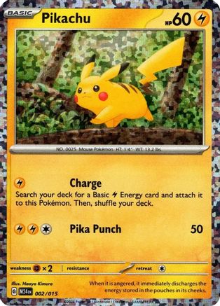 Pikachu 002/015 - Promo - Holofoil