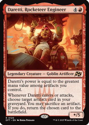 Daretti, Rocketeer Engineer (PPDFT-120) - Promo Pack: Aetherdrift