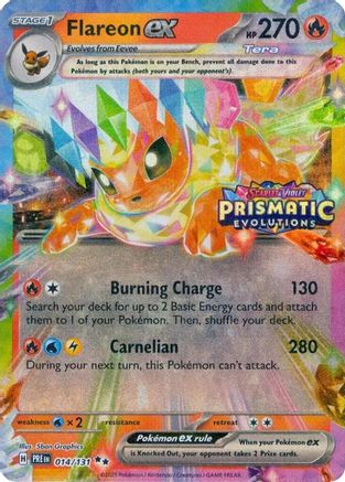 Flareon ex 014/131 - Promo - Holofoil