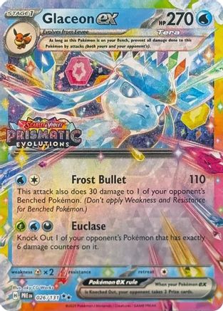Glaceon ex 026/131 - Promo - Holofoil