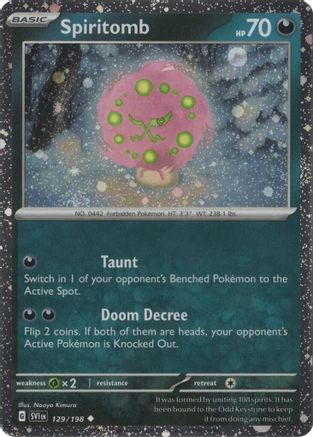 Spiritomb 129/198 - Uncommon - Holofoil