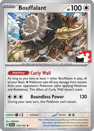 Bouffalant (119/142) - Prize Pack Series Cards Holofoil
