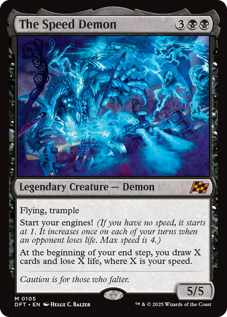 The Speed Demon (-105) - Aetherdrift Foil