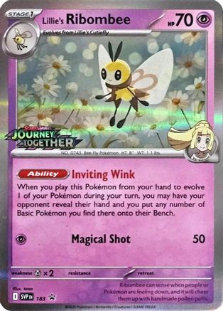 Lillie's Ribombee 183 - Promo - Holofoil