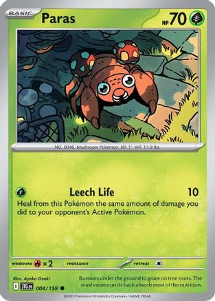 Paras 004/159 - Common - Reverse Holofoil