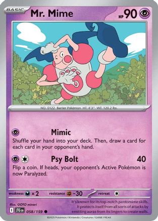 Mr. Mime 058/159 - Common