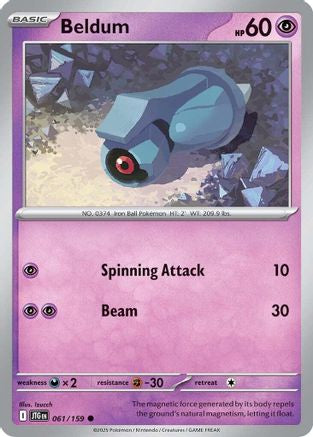 Beldum 061/159 - Common - Reverse Holofoil
