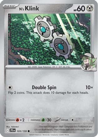 N's Klink 103/159 - Common - Reverse Holofoil