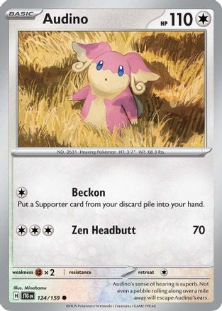 Audino 124/159 - Common - Reverse Holofoil