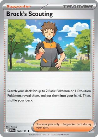 Brock's Scouting 146/159 - Uncommon - Reverse Holofoil