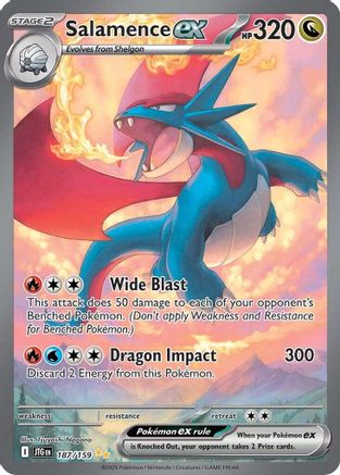Salamence ex 187/159 - Special Illustration Rare - Holofoil