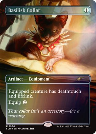 Basilisk Collar (1920) (Rainbow Foil) (SLD-1920) - Secret Lair Drop Series Foil
