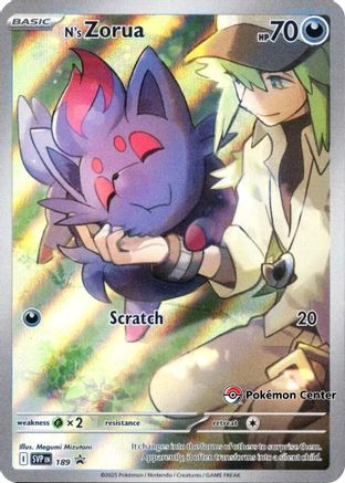 N's Zorua (Pokemon Center Exclusive) (189/null) - SV Scarlet & Violet Promo Cards Holofoil