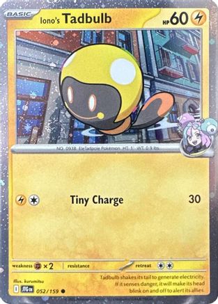 Iono's Tadbulb 052/159 - Common - Holofoil