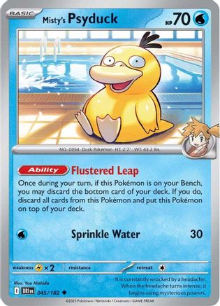 Misty's Psyduck 045 - Uncommon