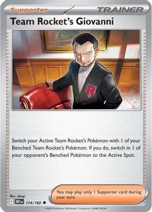 Team Rocket's Giovanni 174 - Uncommon
