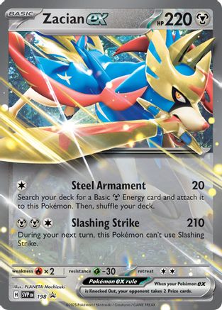 Zacian ex 198 - Promo - Holofoil