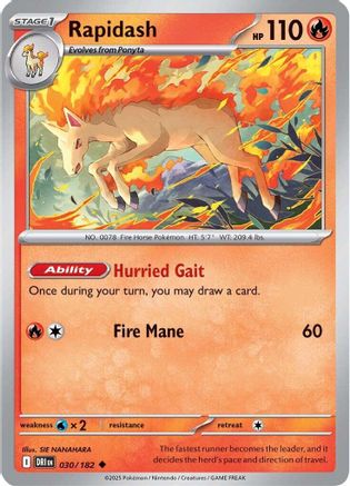 Rapidash 030/182 - Uncommon