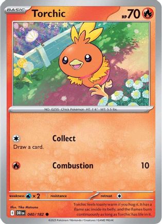 Torchic 040 - Common - Reverse Holofoil