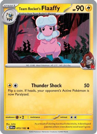 Team Rocket's Flaaffy 073 - Common