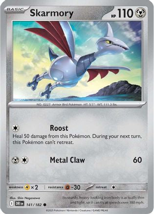 Skarmory 141 - Common - Reverse Holofoil