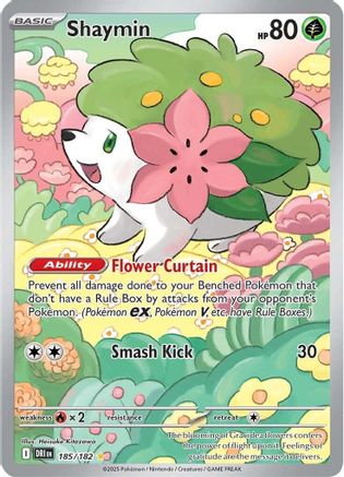 Shaymin 185/182 - Illustration Rare - Holofoil