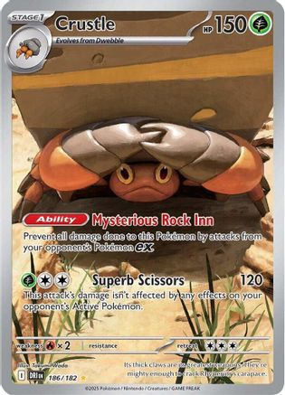 Crustle 186/182 - Illustration Rare - Holofoil
