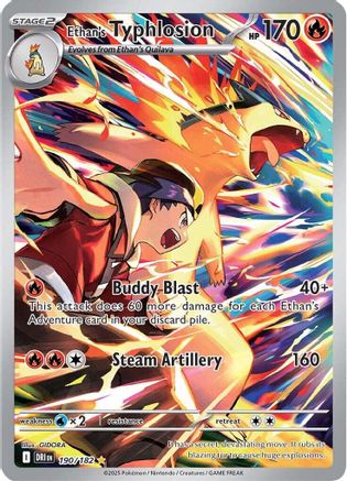 Ethan's Typhlosion 190/182 - Illustration Rare - Holofoil