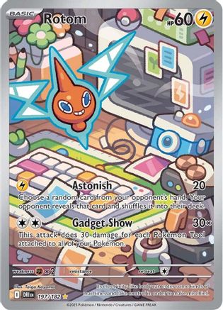 Rotom 197/182 - Illustration Rare - Holofoil